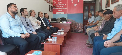 15 Temmuz Demokrasi ve Milli Birlik Günü dolayısıyla Şehit Aileleri Yardımlaşma ve Dayanışma Derneğine ziyaret gerçekleştirilmiştir