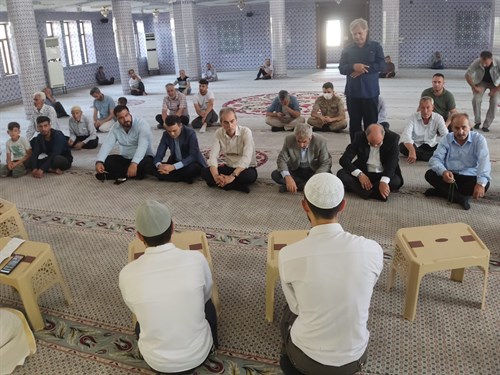 15 Temmuz Demokrasi ve Milli Birlik Günü münasebetiyle mevlid okunarak tatlı dağıtılmıştır